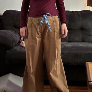 FP Movement by Free People Brown Wide Leg Pants